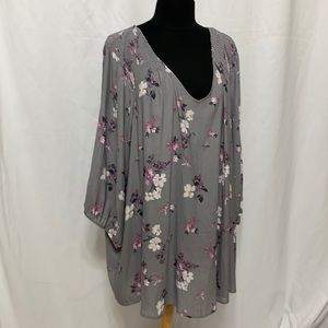 COPY - Torrid ladies floral blouse.